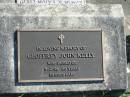 Geoffrey John KELLY,
died 5-2-98, 69 years;
Woodford Cemetery, Caboolture