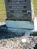 Mona Beryl RUDDUCK,
wife mother sister?,
died 1 Nov 1938 aged 39 years;
Herbert Melbourne RUDDUCK,
died 15 June 1978 aged 78 years;
Woodford Cemetery, Caboolture