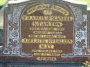 Francis Emanuel STANTON,
died 8 June 1983 aged 82 years;
Adelaide Everleen May, wife,
died 28 July 1994 aged 93 years;
Woodford Cemetery, Caboolture