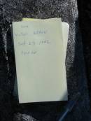 Victor BRAUN, son brother,
accidentally killed 27 Sept 1942 aged 20;
Woodford Cemetery, Caboolture