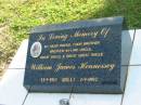 William (Bill) James HENNESSEY,
friend brother brother-in-law
uncle great-uncle great-great-uncle,
11-5-1913 - 2-9-1992;
Woodford Cemetery, Caboolture