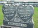 Henry William CHAMBERS, husband,
died 1 Nov 1956 aged 52 years;
Greta Madeleine CHAMBERS, wife,
died 18 May 1990 aged 81 years;
Woodford Cemetery, Caboolture