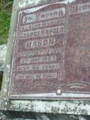 George Harold MASON, husband,
died 3 June 1967 aged 48 years;
Woodford Cemetery, Caboolture