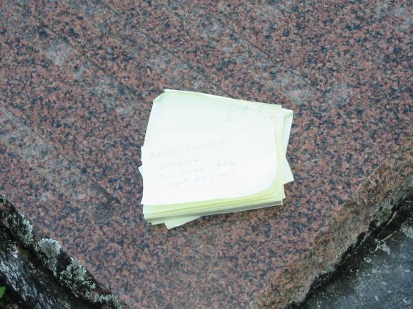 Arthur Frederick BOURNE,  | died 23 June 1964 aged 60 years;  | Woodford Cemetery, Caboolture  | 