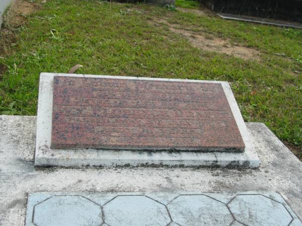 Ivy Florence DRAPER,  | died 5 July 1983 aged 75 years;  | Woodford Cemetery, Caboolture  | 