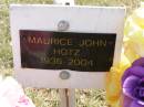
Maurice John HOTZ
1936 - 2004
Woodhill cemetery (Veresdale), Beaudesert shire

