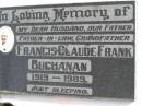 
Francis Claude Frank Buchanan
1919 - 1989
Woodhill cemetery (Veresdale), Beaudesert shire

