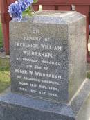 
Frederick William Wilbraham
(of Undulla, Woodhill)
(5th son of  Roger W Wilbraham of Delamere, Cheshire)
b: 18 Nov 1864, d: 10 Oct 1942
Woodhill cemetery (Veresdale), Beaudesert shire

