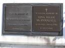 
Alexander McDougall
b: 3 Sep 1904, d: 24 Dec 1994
Edna Nellie McDougall
b: 12 Oct 1912, d: 30 Jun 2002
Woodhill cemetery (Veresdale), Beaudesert shire

