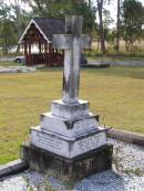 
Lloyd Hassell
b: 15 Jan 1859, d: 18 Jan 1917
Isabella Jane Hassell
b: 27 Apr 1872, d: 24 Aug 1950
(younger daughter)
Rhoda Margaret Lloyd
b: 9 Mar 1903, d: 21 Sep 1983
(daughter) Anne
3 Feb 1968, aged 76
Woodhill cemetery (Veresdale), Beaudesert shire

