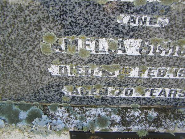 Albert Joseph SCHULTZ,  | died 15 May 1957 aged 77 years;  | Amelia SCHULTZ,  | died 18 Feb 1959 aged 70 years;  | Daphne DONALD,  | wife mother grandmother,  | daughter of Amelia & Joseph SCHULTZ,  | died 1 March 1997 aged 71 years;  | Yarraman cemetery, Toowoomba Regional Council  | 