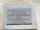 Walter WATSON,
husband father,
died 16 Feb 1967 aged 83 years;
Emma Agnes WATSON,
mother nana,
died 29 July 1982 aged 80 years;
Shane Christopher HULL,
son grandson,
died 14 May 1996 aged 34 years;
Yarraman cemetery, Toowoomba Regional Council