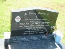 Perry James IRWIN,
husband father,
6 Sept 1960 - 22 Aug 2003 aged 42 years,
a href=http:www.police.qld.gov.auaboutUscommemorationhonourroll05.htmkilled on duty senior seargent policea,
wife Melissa,
children Dan, Jenna, Lizzy & Patty;
Yarraman cemetery, Toowoomba Regional Council
