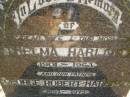 Thelma HARLAND,
wife mother,
1901 - 1963;
George Robert HARLAND,
1897 - 1975;
Yarraman cemetery, Toowoomba Regional Council